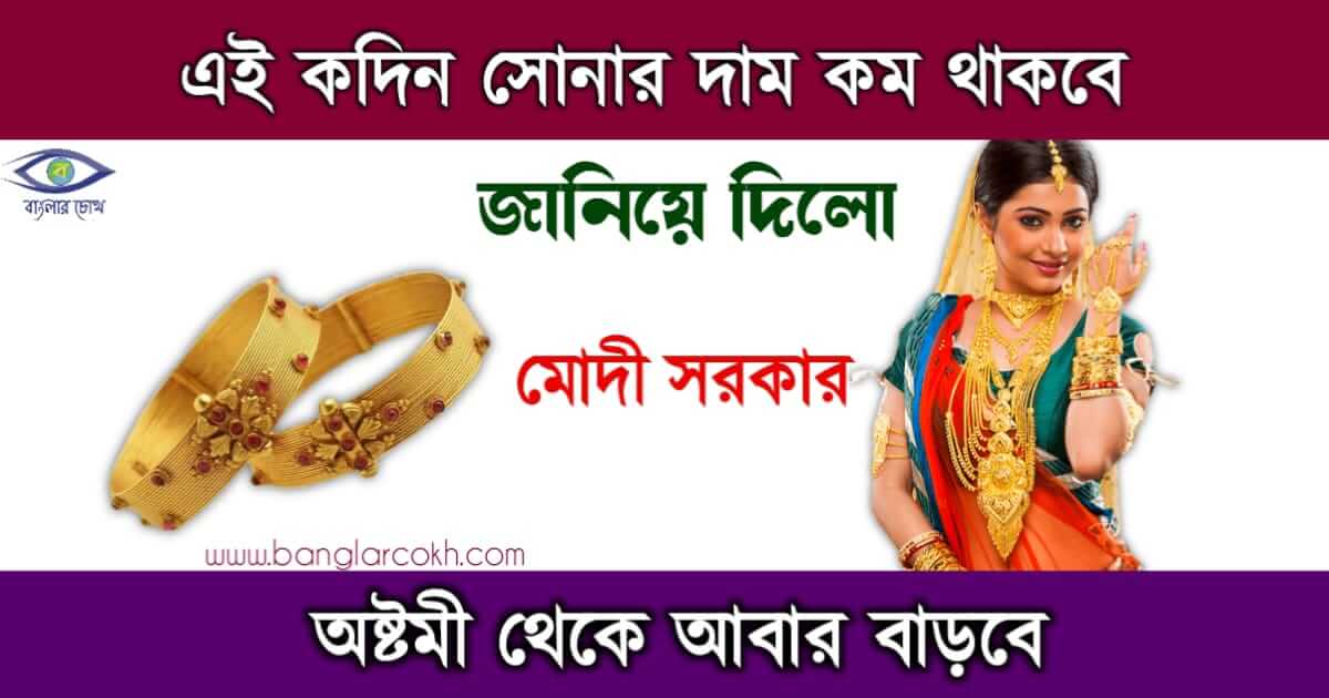 Gold Price Today, 22K Gold rate (সোনার দাম)