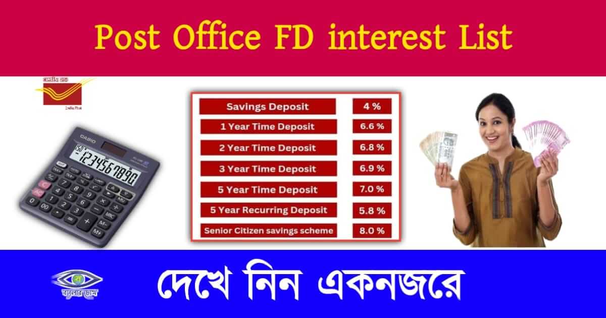 Post Office FD(পোস্ট অফিস)