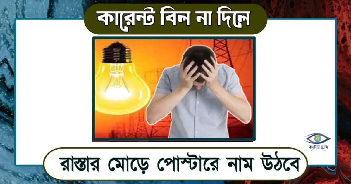 Electric Bill - (বিদ্যুৎ বিল)